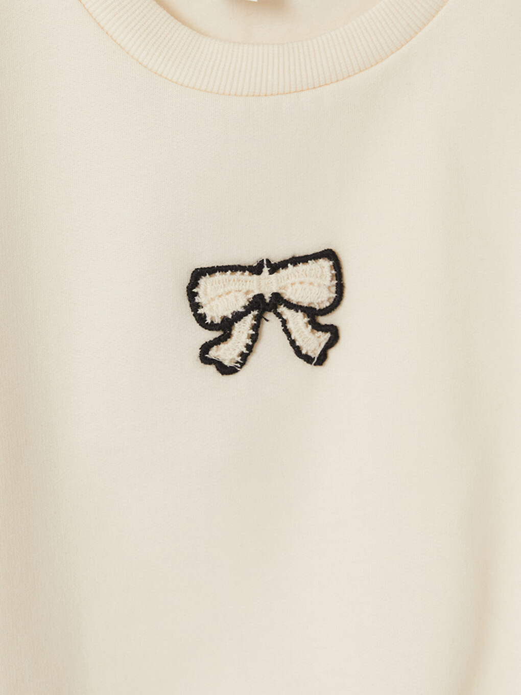 Girl Ecru Sweatshirt-2