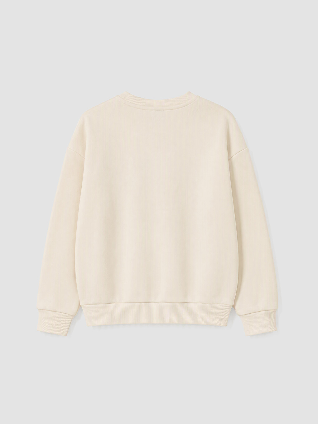 Girl Ecru Sweatshirt-3