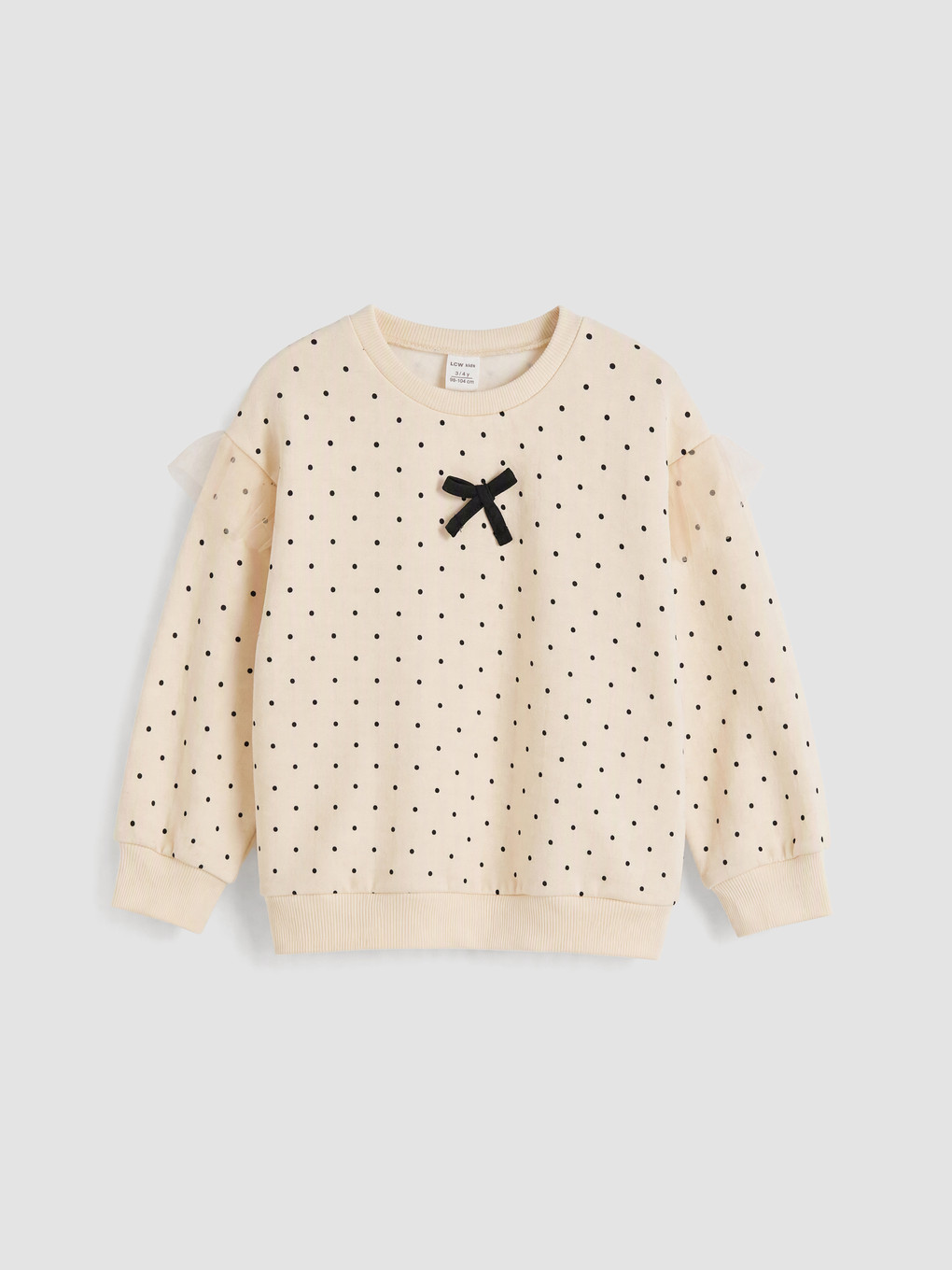 Polka Dot Girls' Thick Sweatshirt