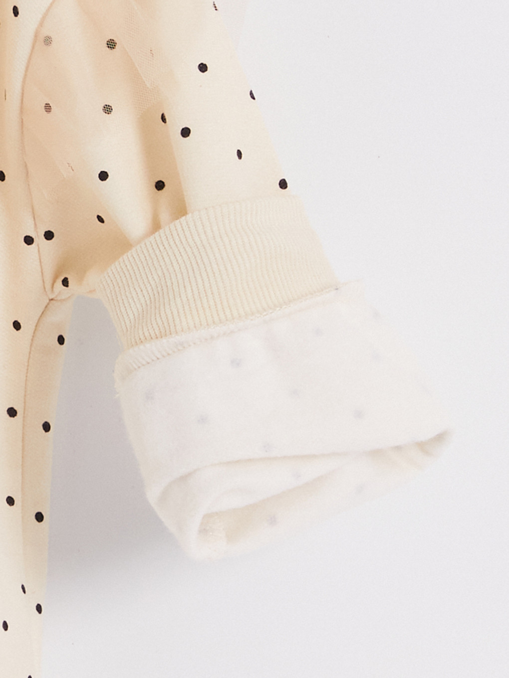 Polka Dot Girls' Thick Sweatshirt-1