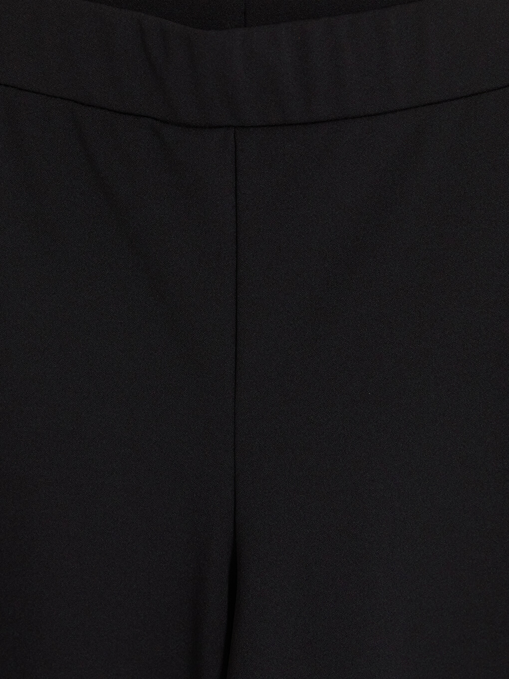 Siyah Loose Fit Geniş Paça Kadın Pantolon-1
