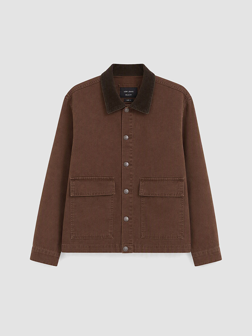Loose Fit Men's Jean Coat-4