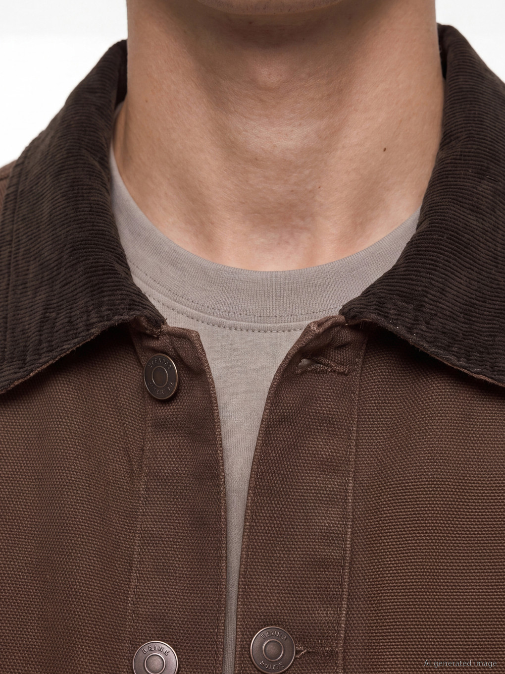 Loose Fit Men's Jean Coat-2