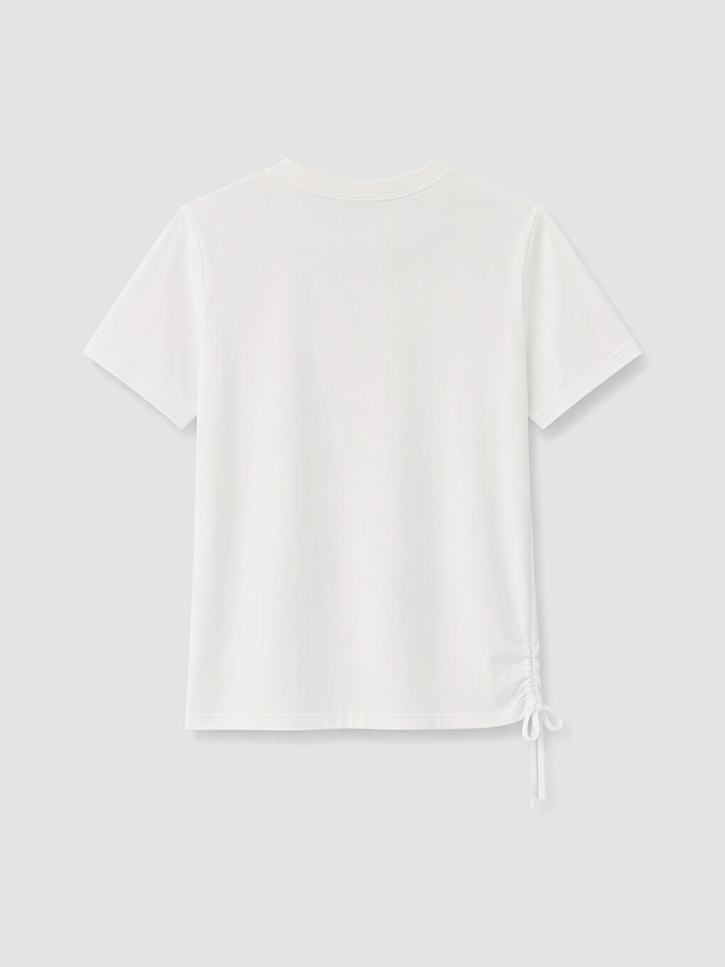 Crew Neck %100 Cotton Women's T-shirt-2