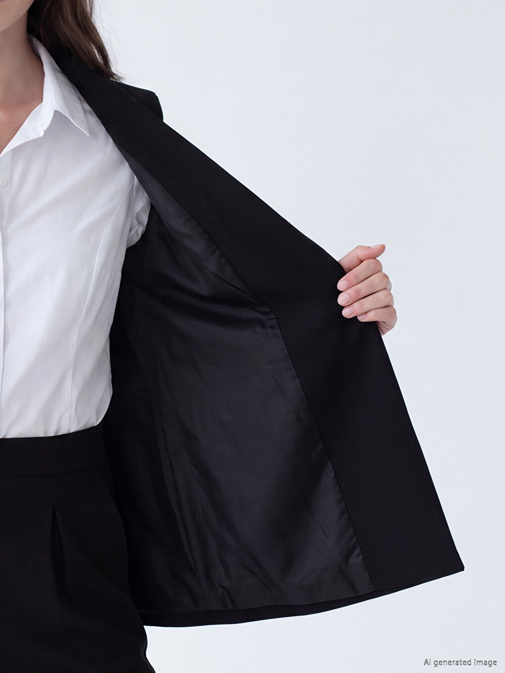 Jacket Collar Women's Classic Waistcoat-4