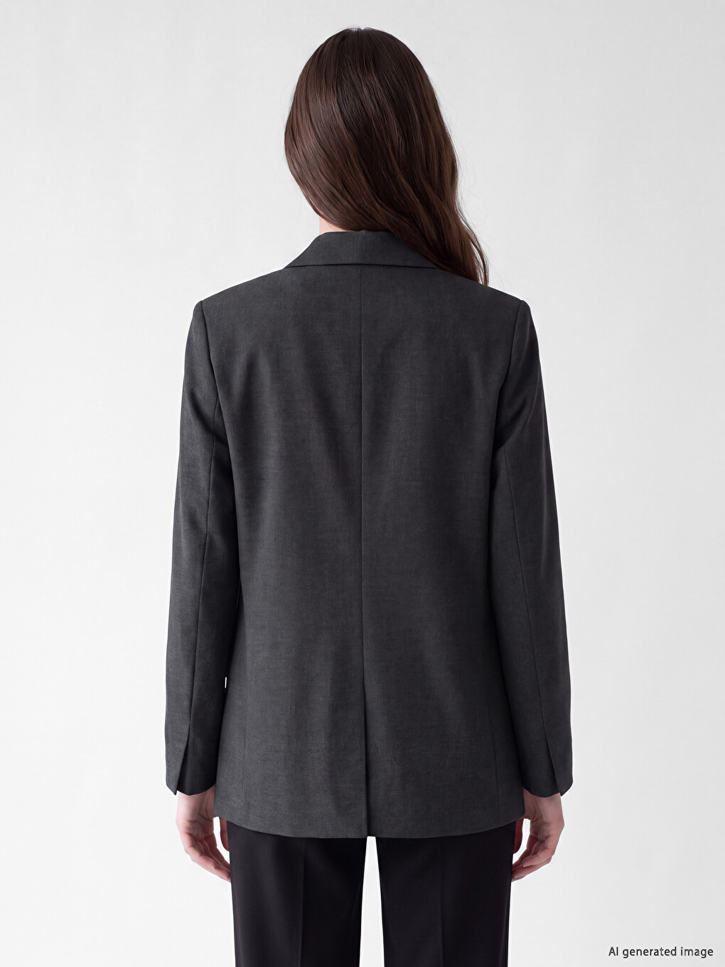 Woman Anthracite Blazer-4