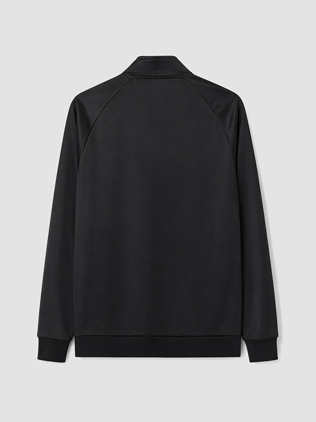 سویتشێرتی پیاوانی بە زیپی Mock Neck خەتخەت-6