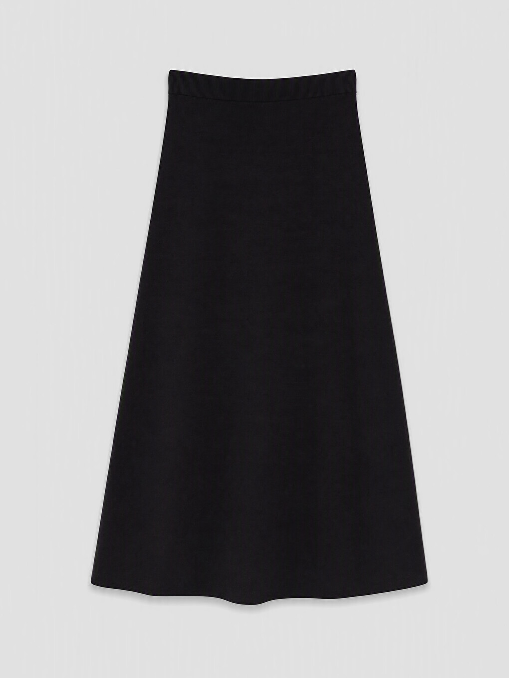 Elastic Waist A Cut Knitwear Skirt-4