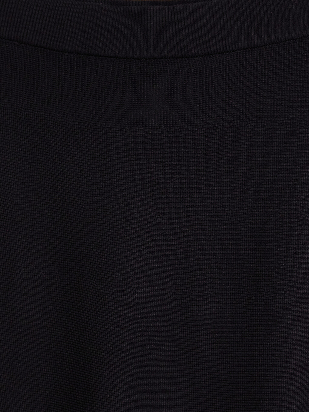 Elastic Waist A Cut Knitwear Skirt-6