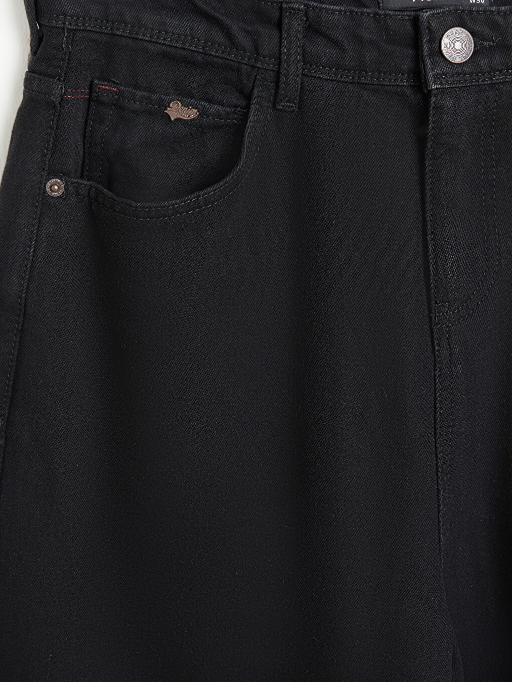 Siyah Super Baggy Fit Erkek Jean Pantolon-6