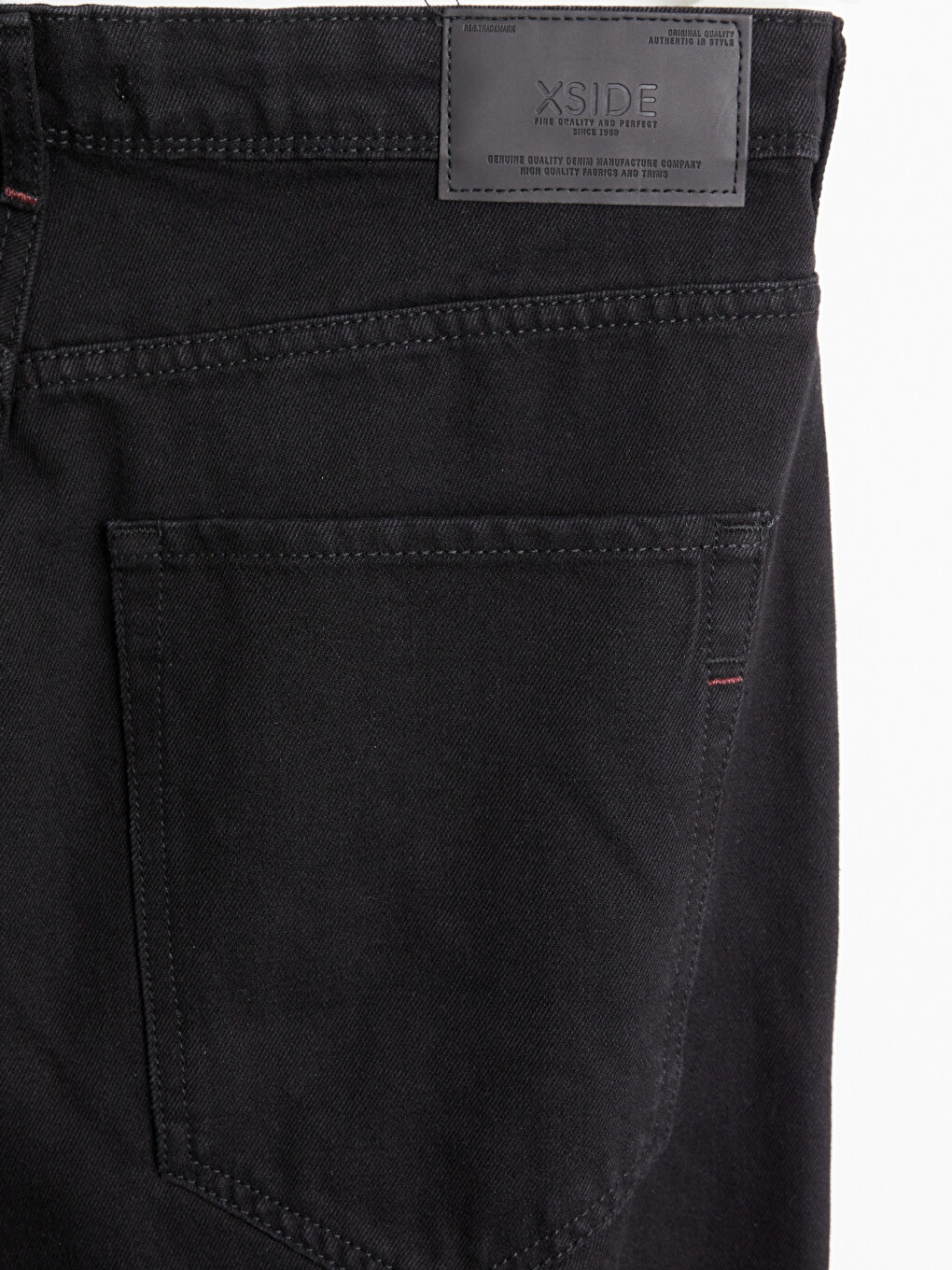 Siyah Super Baggy Fit Erkek Jean Pantolon-7
