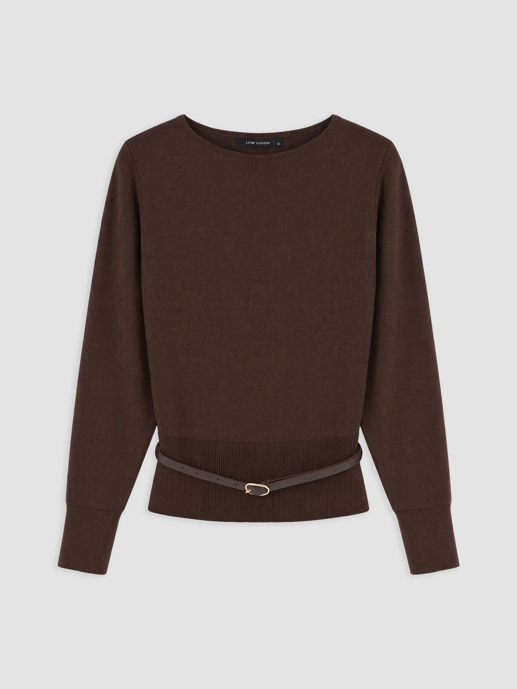 Woman Brown Sweater-4
