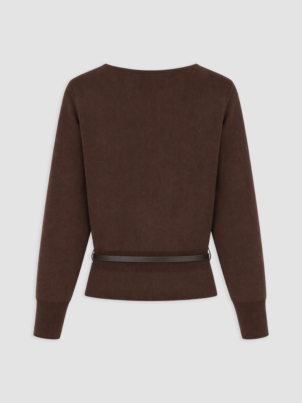 Woman Brown Sweater-5