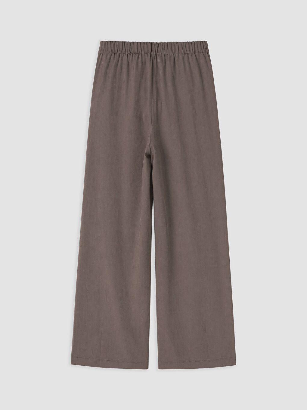 Kahverengi Beli Lastikli Modal Karışımlı Kadın Pantolon-1