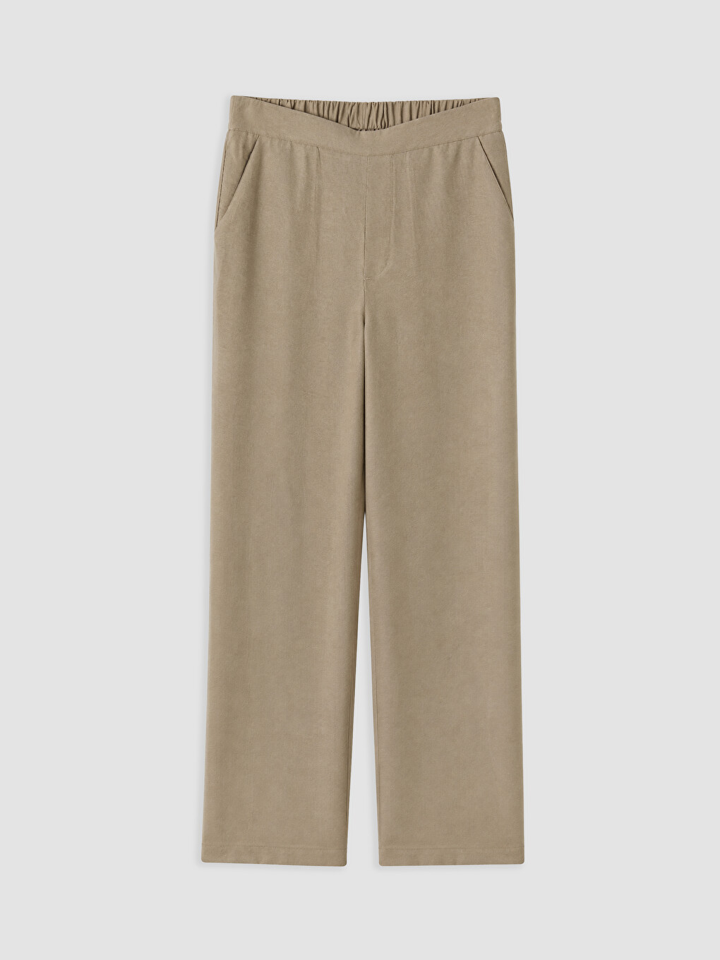 Woman Beige Trousers-4