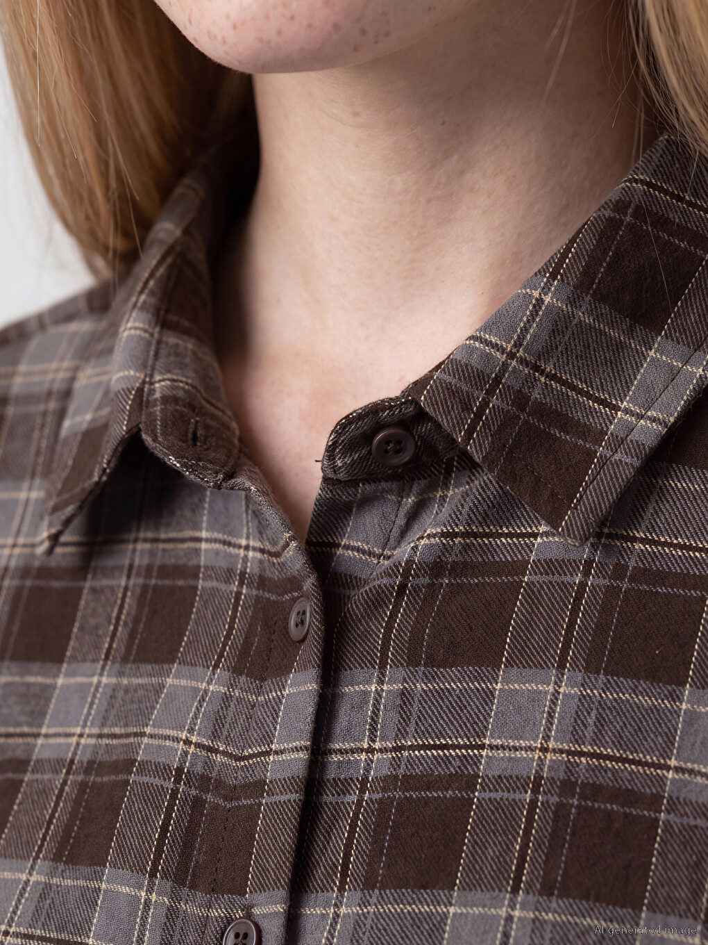 Plaid Oversize Women's Lumberjack Shirt-2