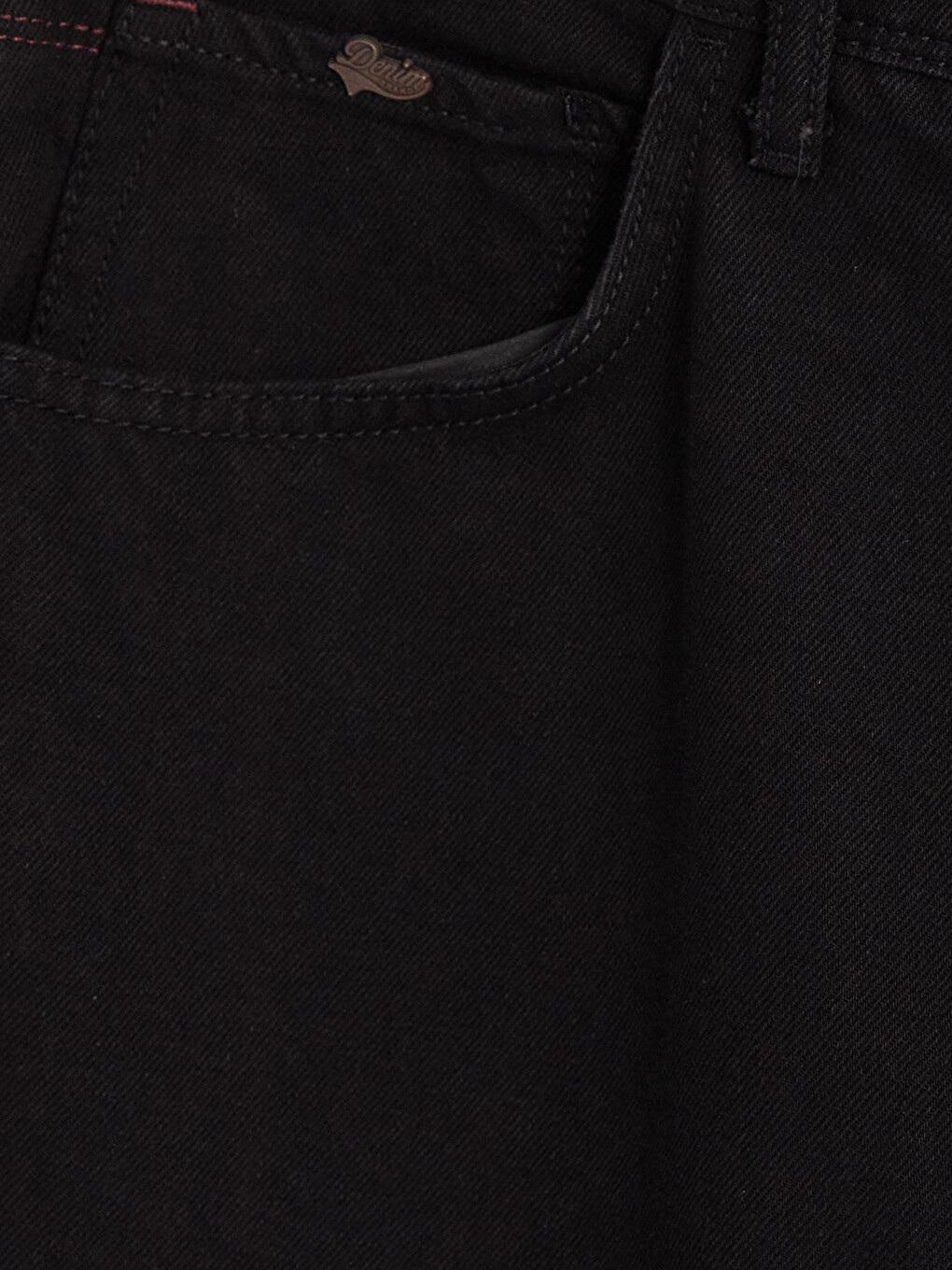 Siyah Süper Baggy Fit Erkek Jean Pantolon-6