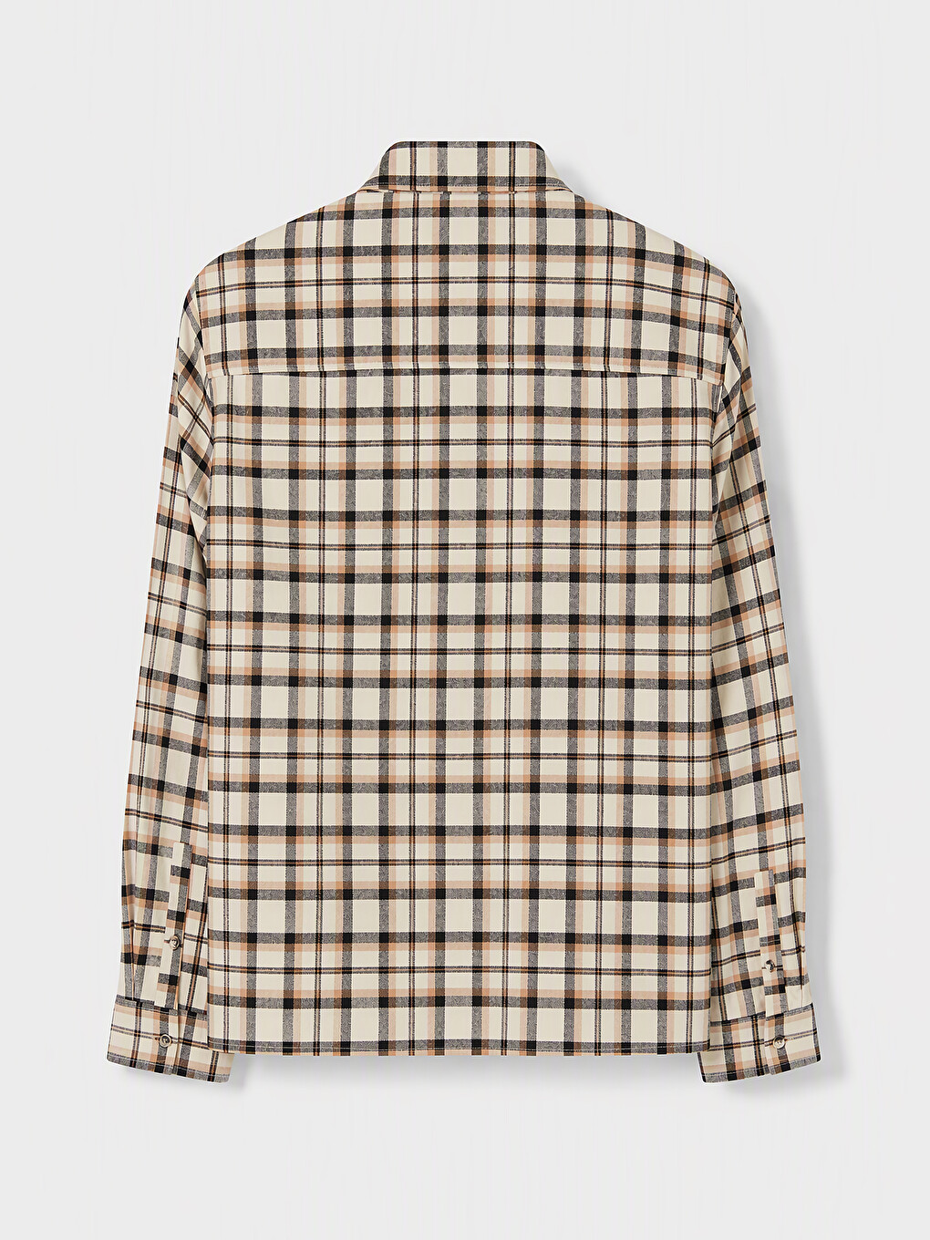 Regular Fit Plaid Men's Shirt Jacket-1
