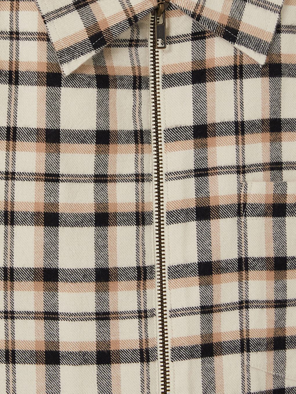 Regular Fit Plaid Men's Shirt Jacket-2