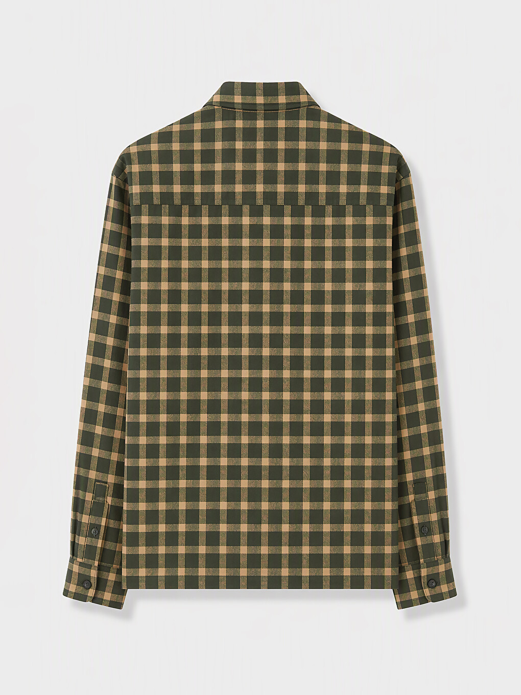 Regular Fit Plaid Men's Shirt Jacket-1