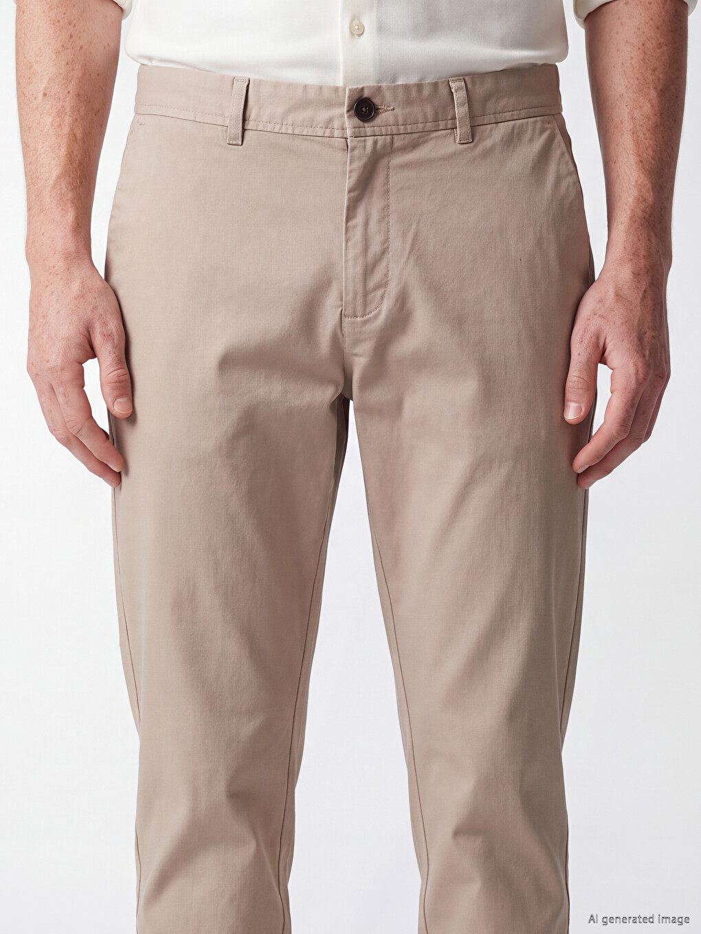 Bej Regular Fit Gabardin Erkek Pantolon-2