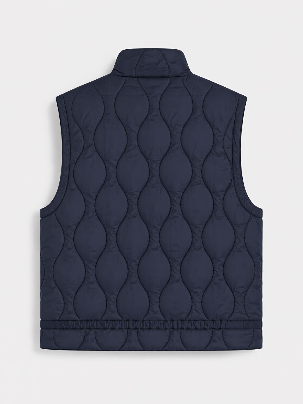 Femër Blu Jelek Puffer-1