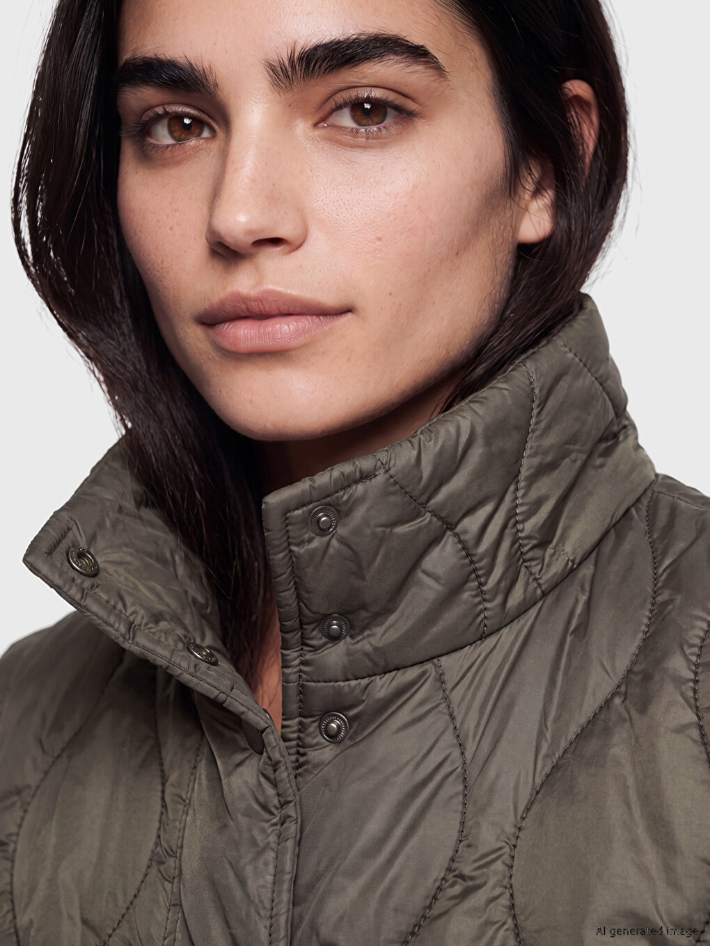Quilted Oversize Women's Puffer Gilet-2