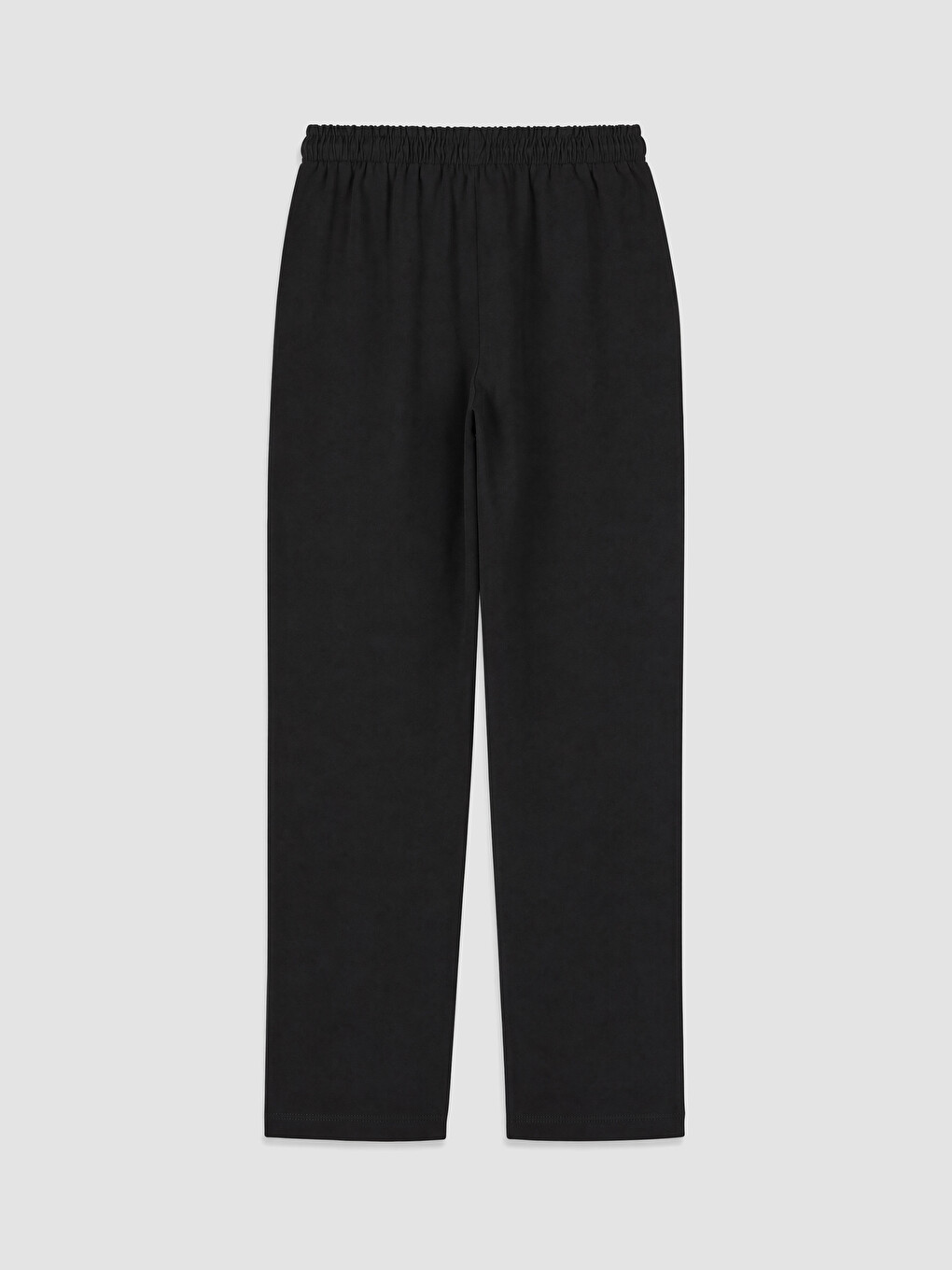 Siyah Beli Lastikli Loose Fit Kadın Pantolon-6