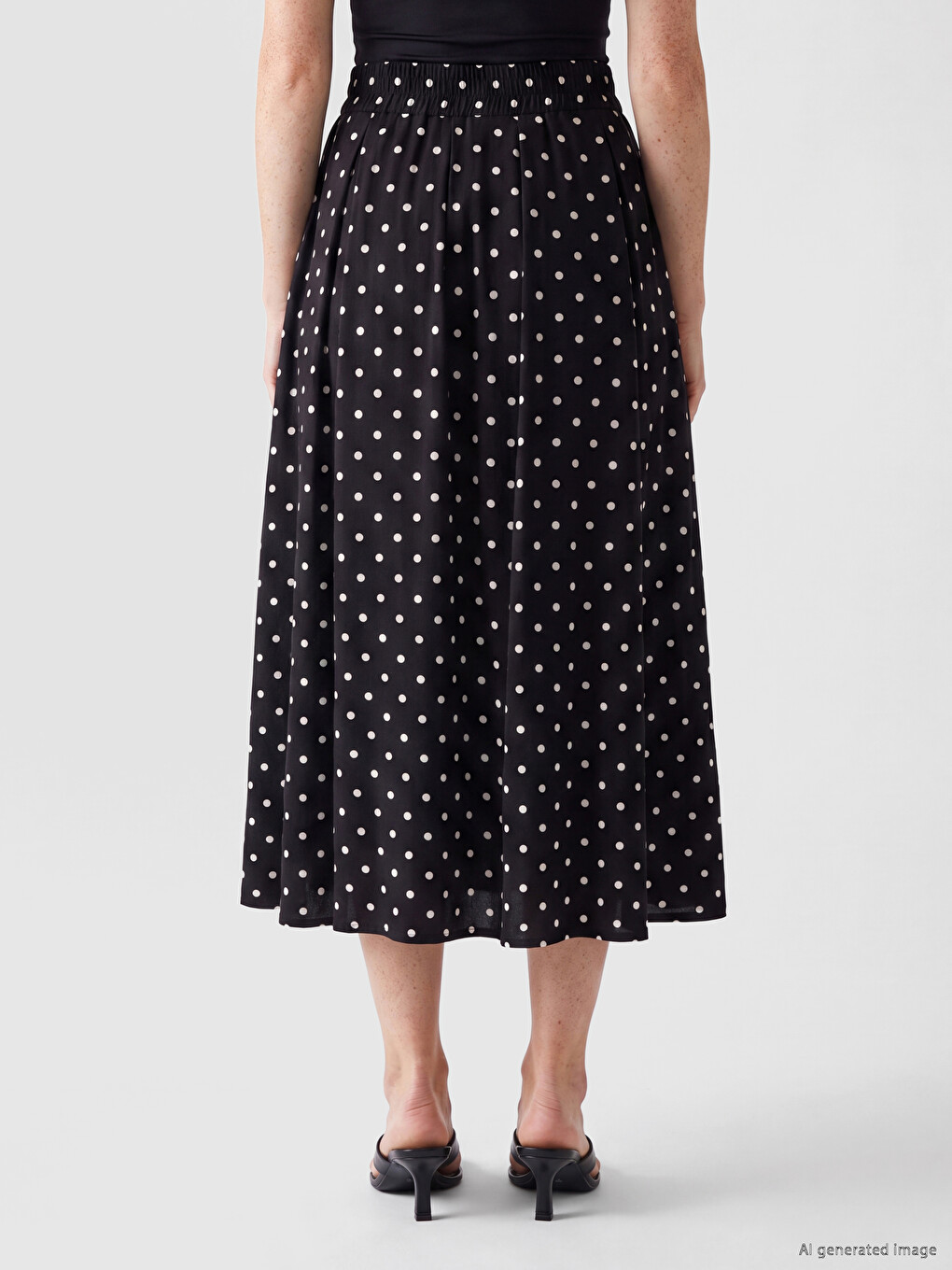 Woman Black Skirt-3