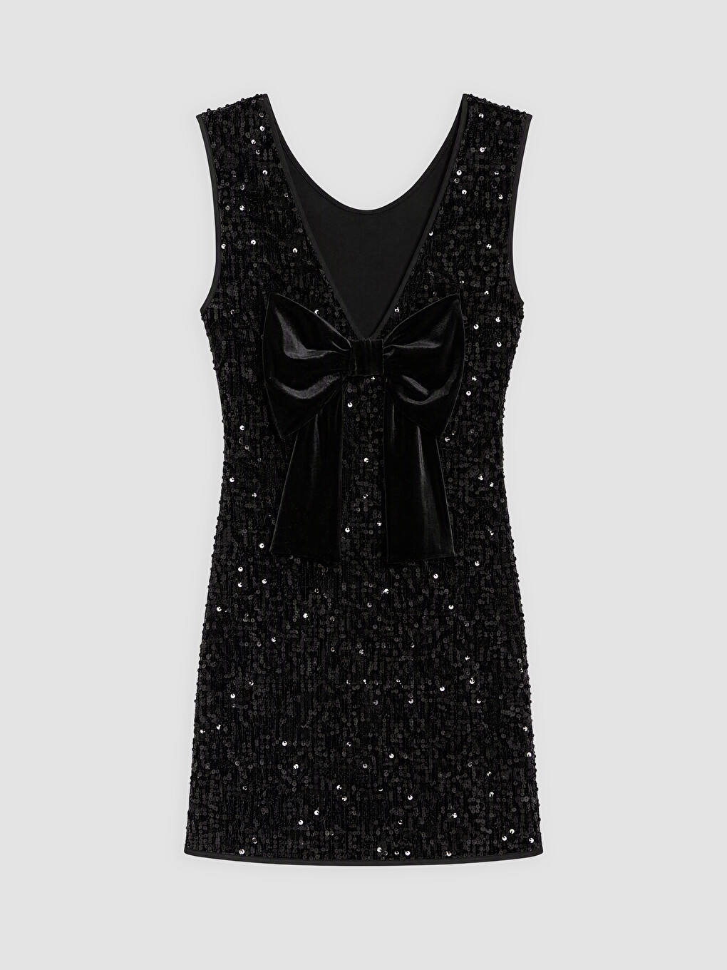 Sequined Mini Evening Dress-6