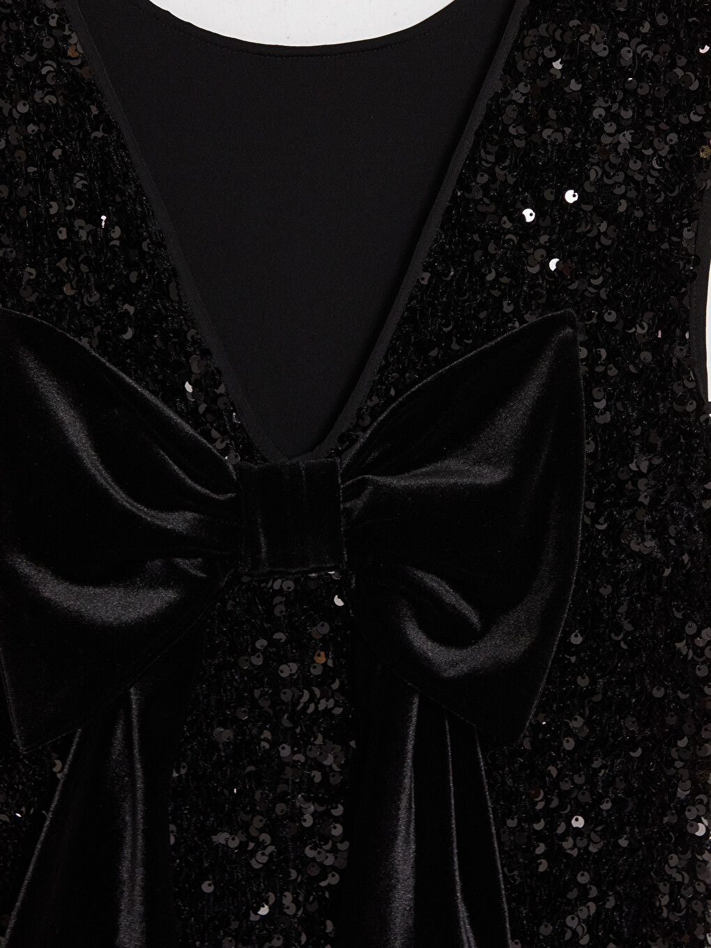 Sequined Mini Evening Dress-8
