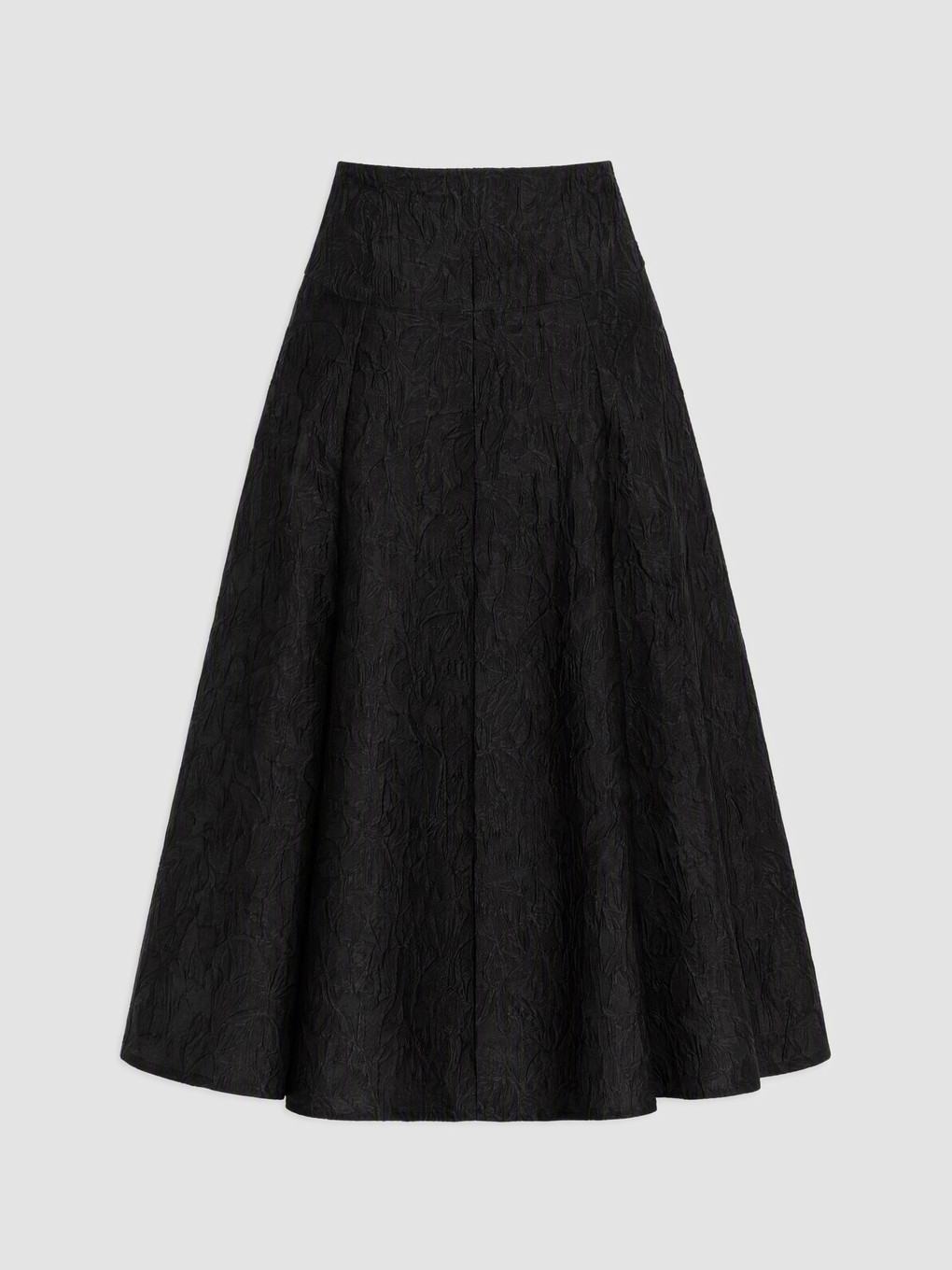 Zippered A Cut Flared Skirt-5