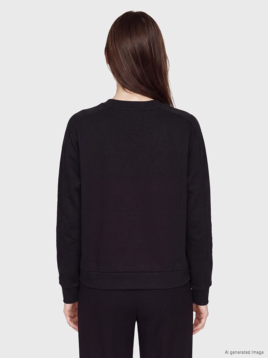 Sweatshirt Oversize Me Prekje Të Butë Për Gra-3