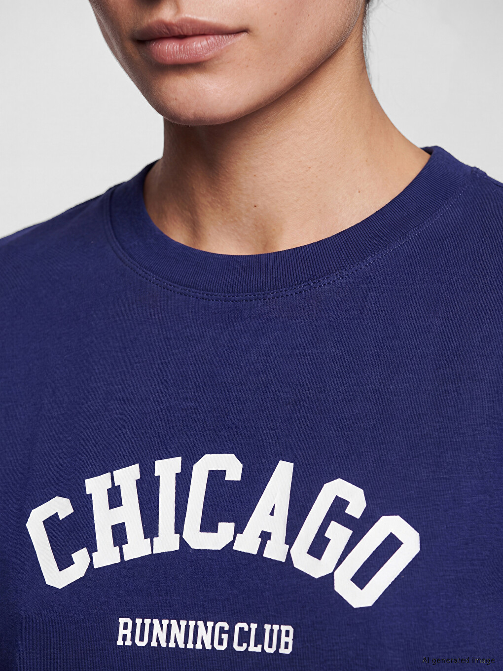 Chicago Printed 100% Cotton Women's T-shirt-2