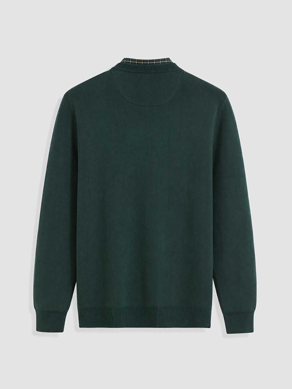 Pulover Tricotat Cu Guler Cămașă Pentru Bărbați-6