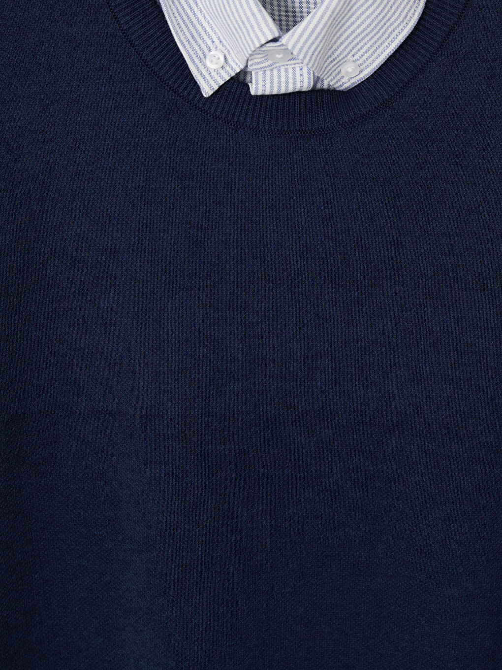 Polo Collar Men's Sweater-2