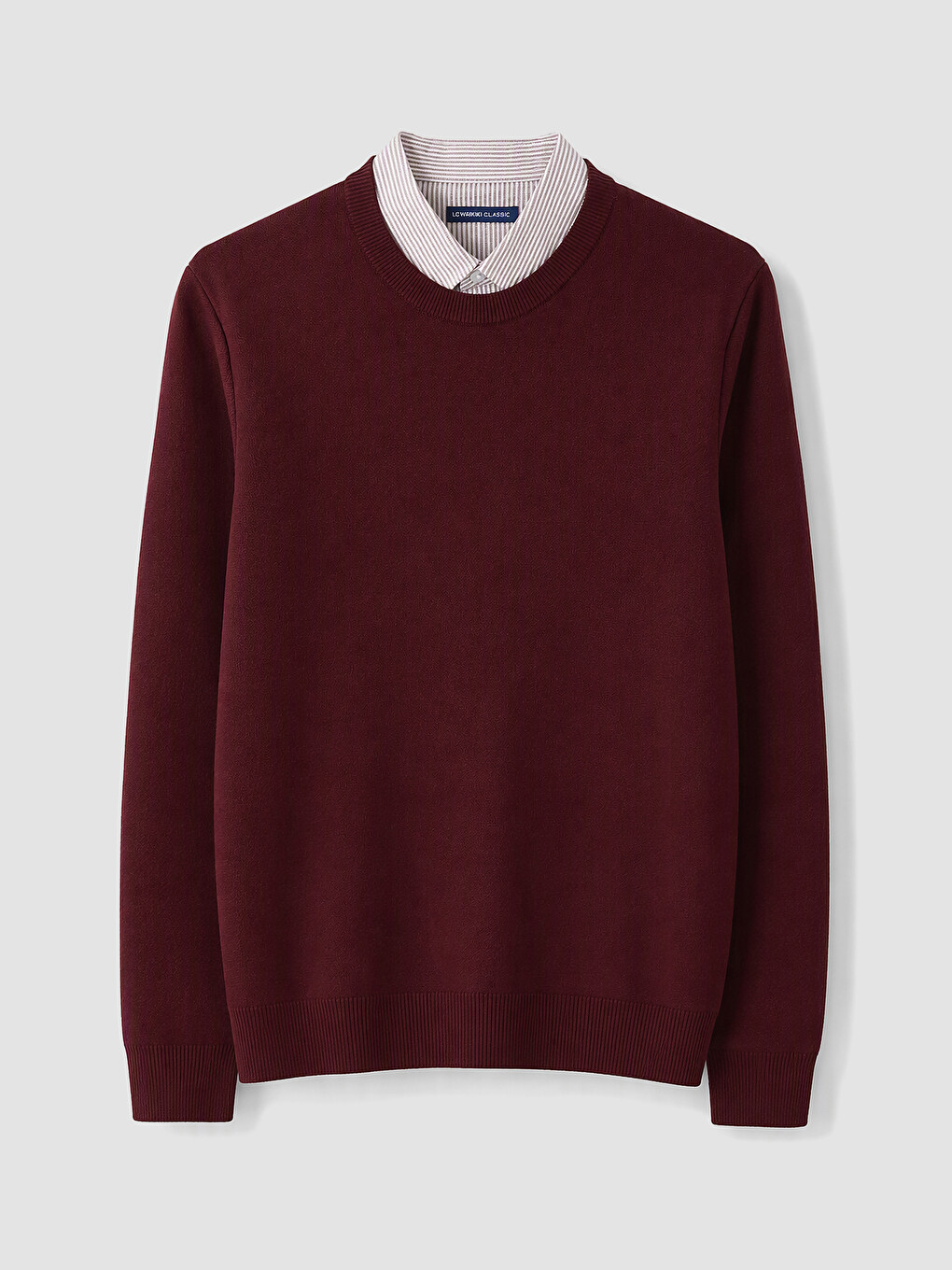 Hemdkragen Herren Strickpullover