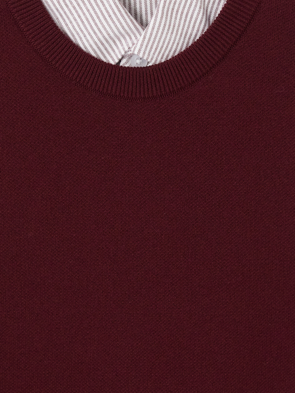 Hemdkragen Herren Strickpullover-1