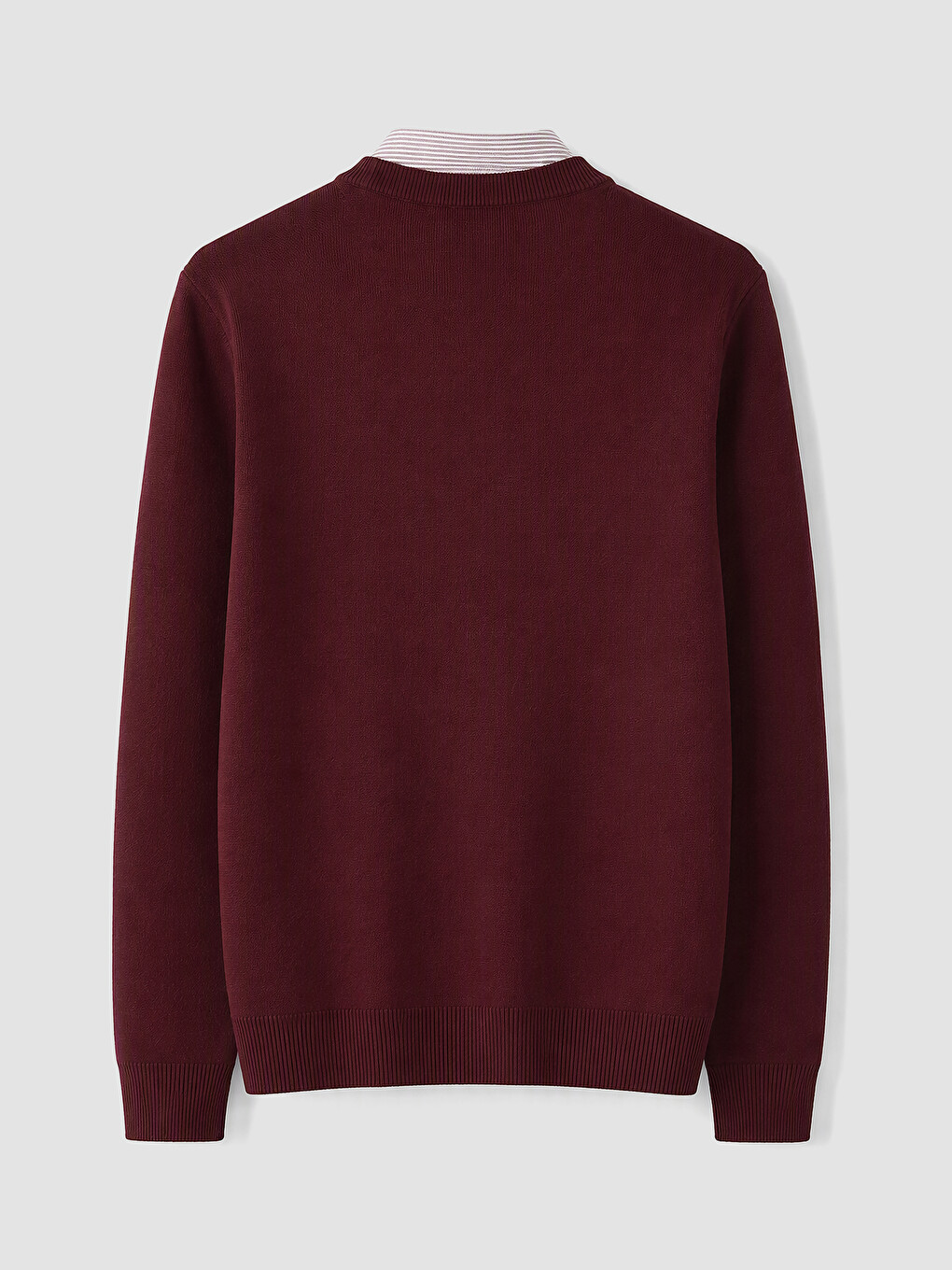 Hemdkragen Herren Strickpullover-2