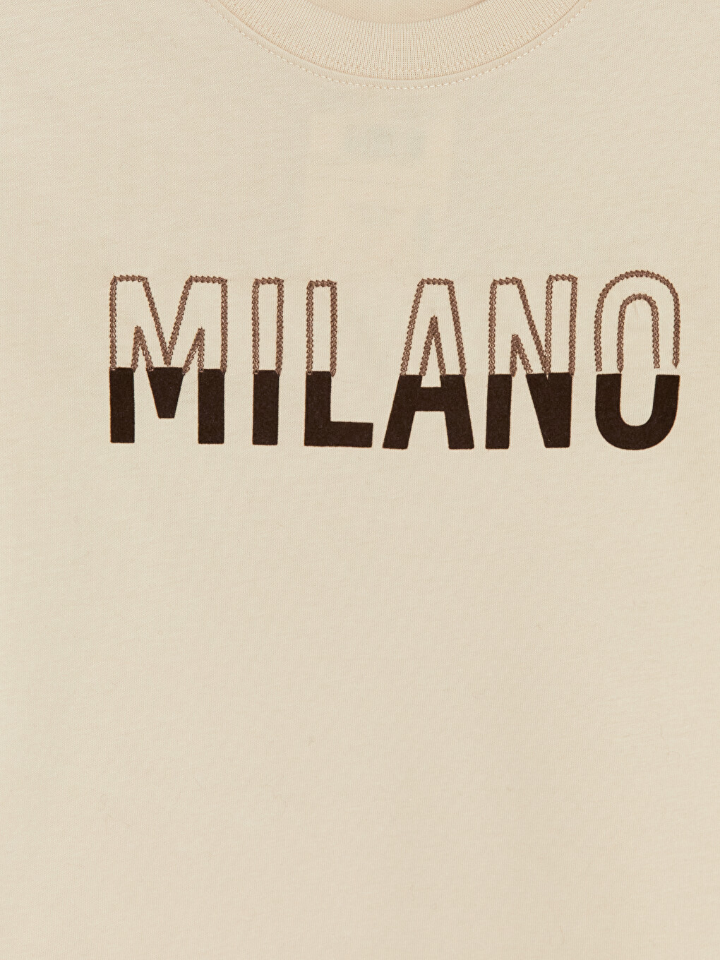 Woman Beige T-shirt-6
