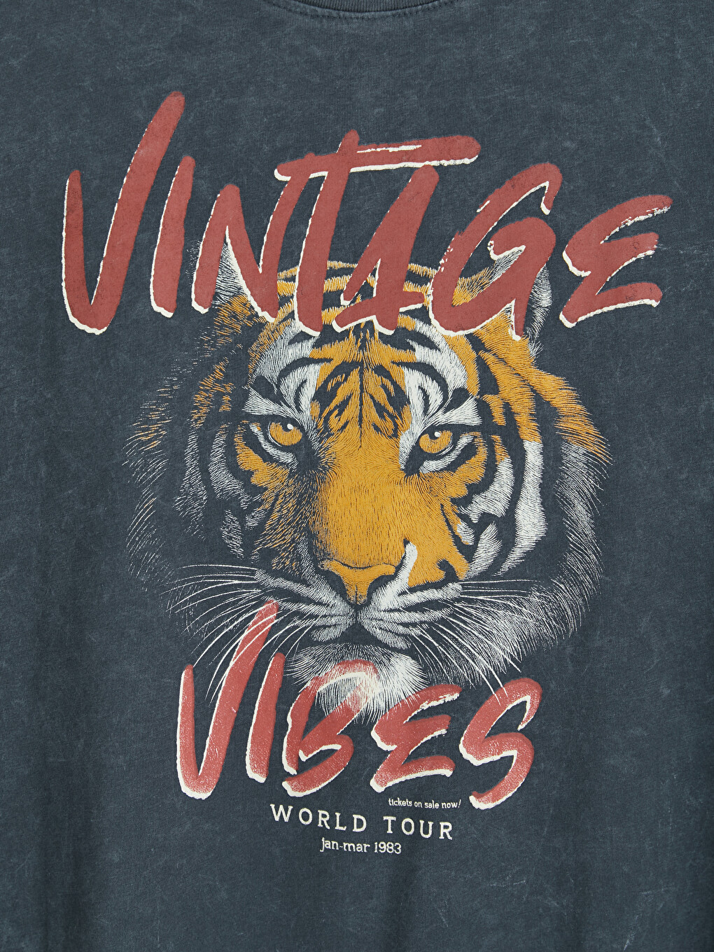 Printed Oversize %100 Cotton Women's T-shirt-1