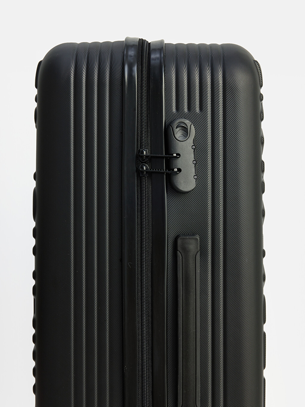 Lock Detailed Medium Size Suitcase-3