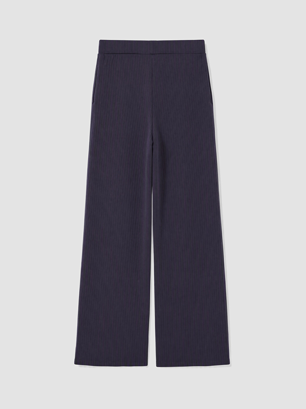 Modal Blended Wide Leg Women's Sweatpants-2