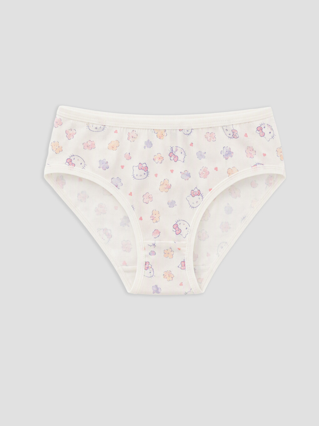 Ekru Hello Kitty Baskılı Kız Çocuk Külot 3'lü-2