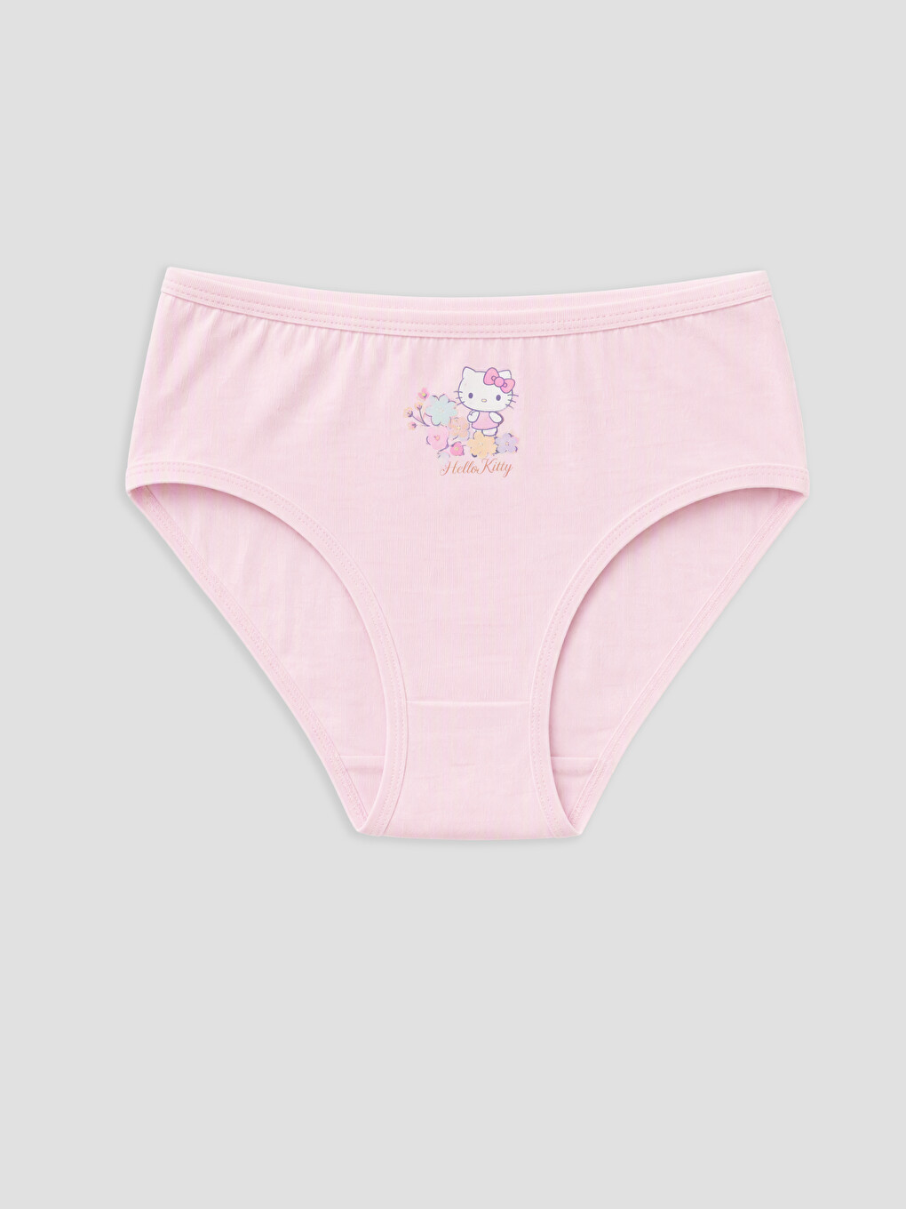 Ekru Hello Kitty Baskılı Kız Çocuk Külot 3'lü-3