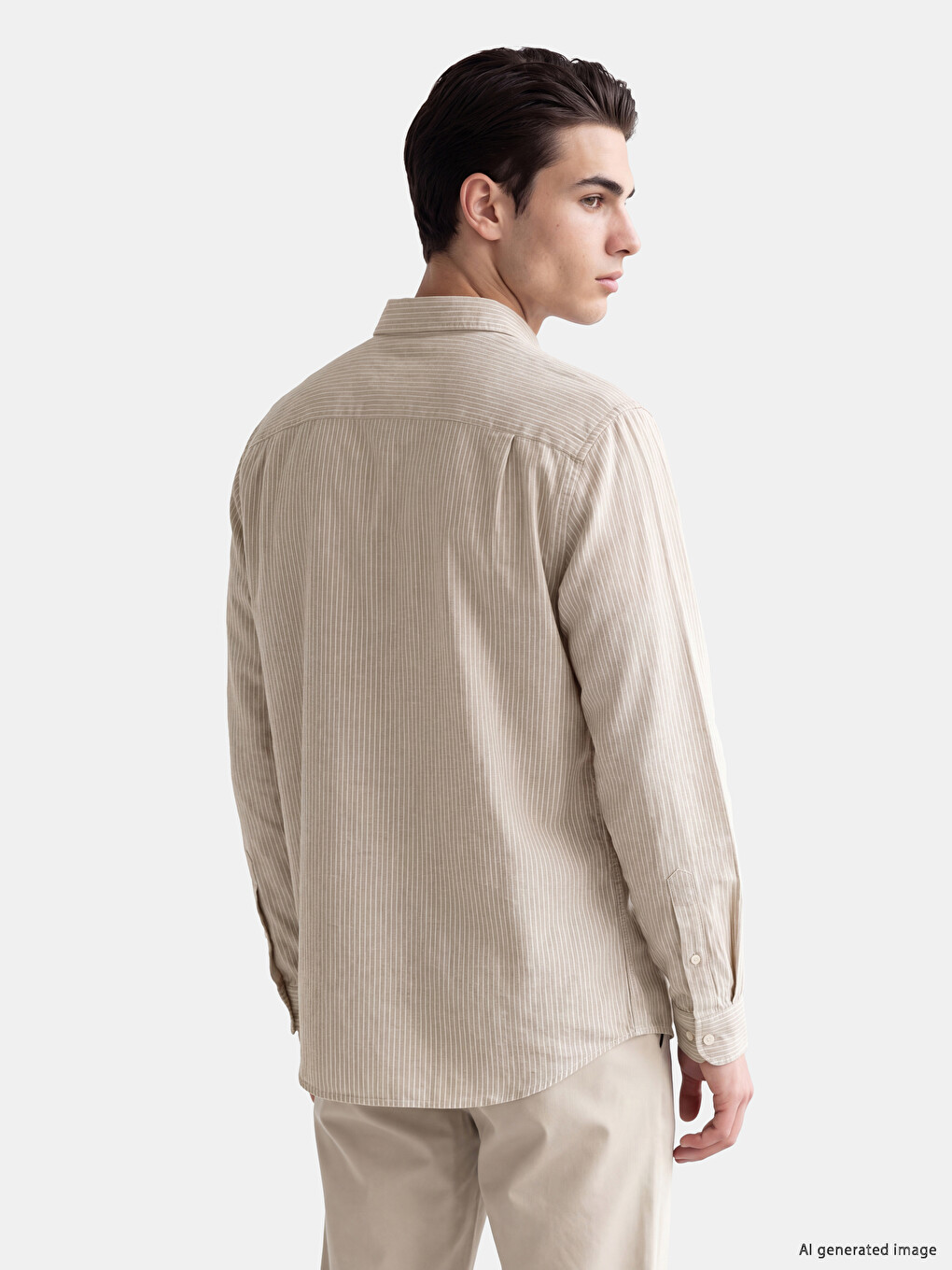Man Brown Shirt-2