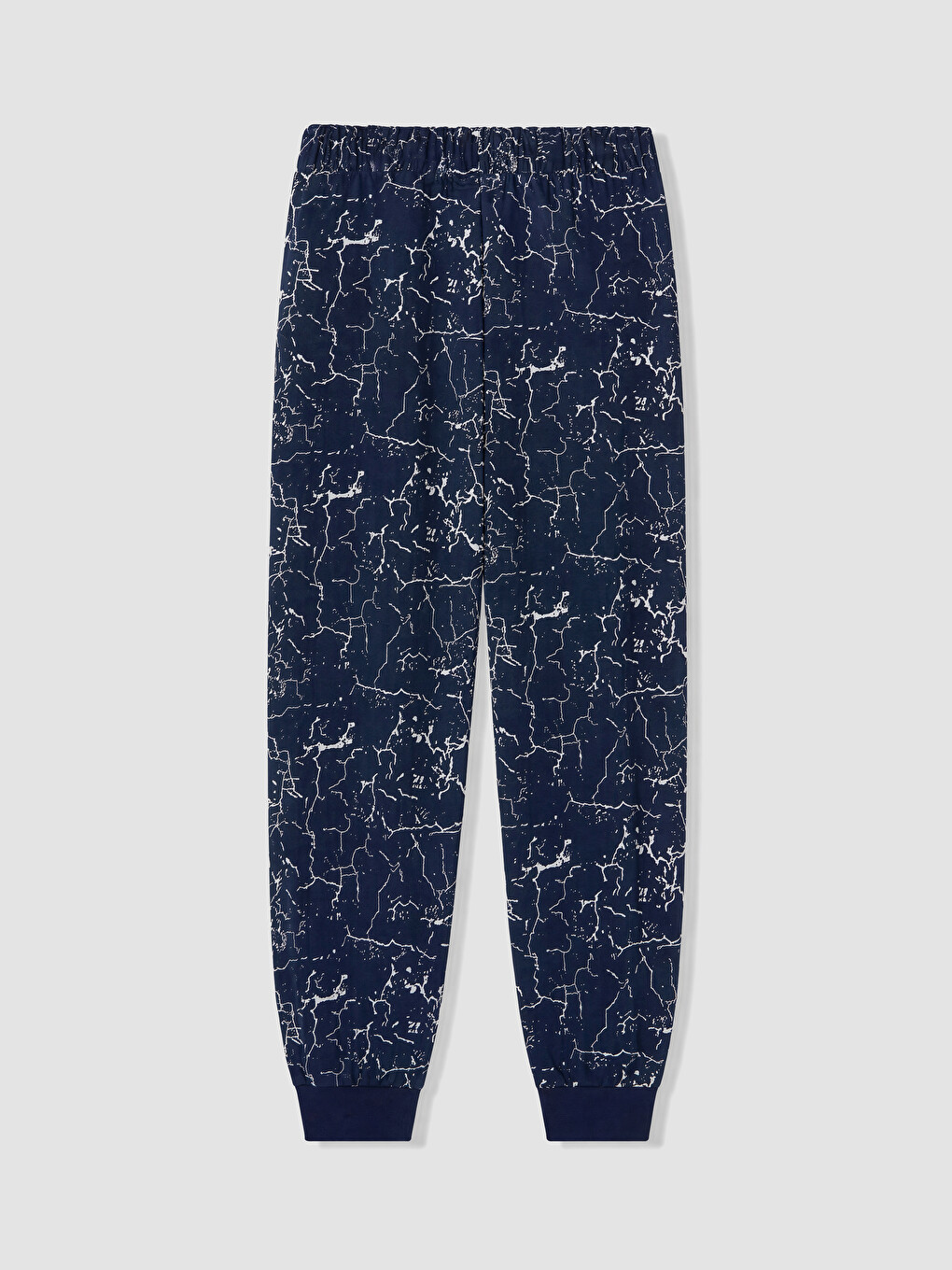 Lacivert Desenli Erkek Çocuk Pijama Alt-1