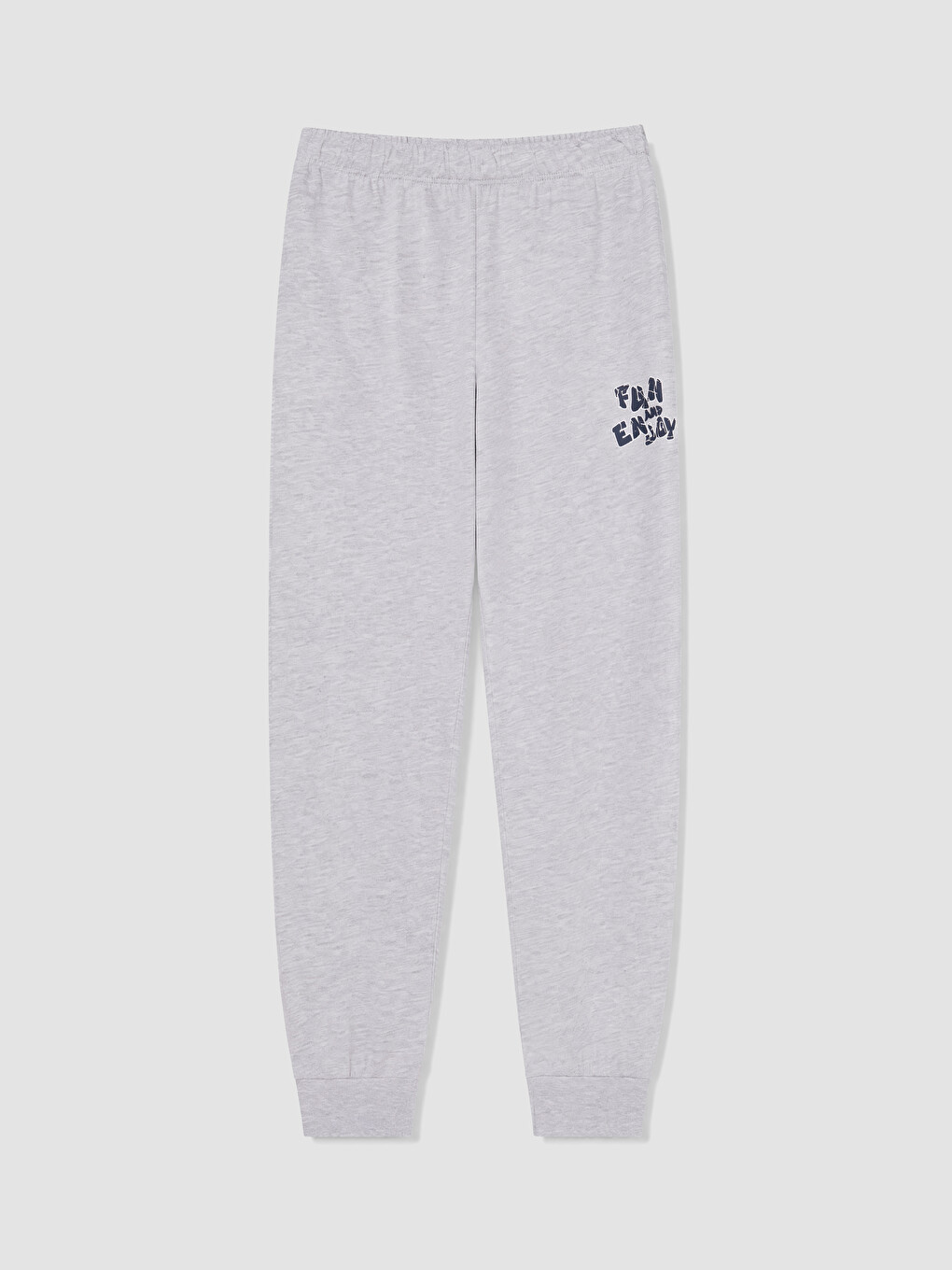Gri Baskılı Erkek Çocuk Pijama Alt