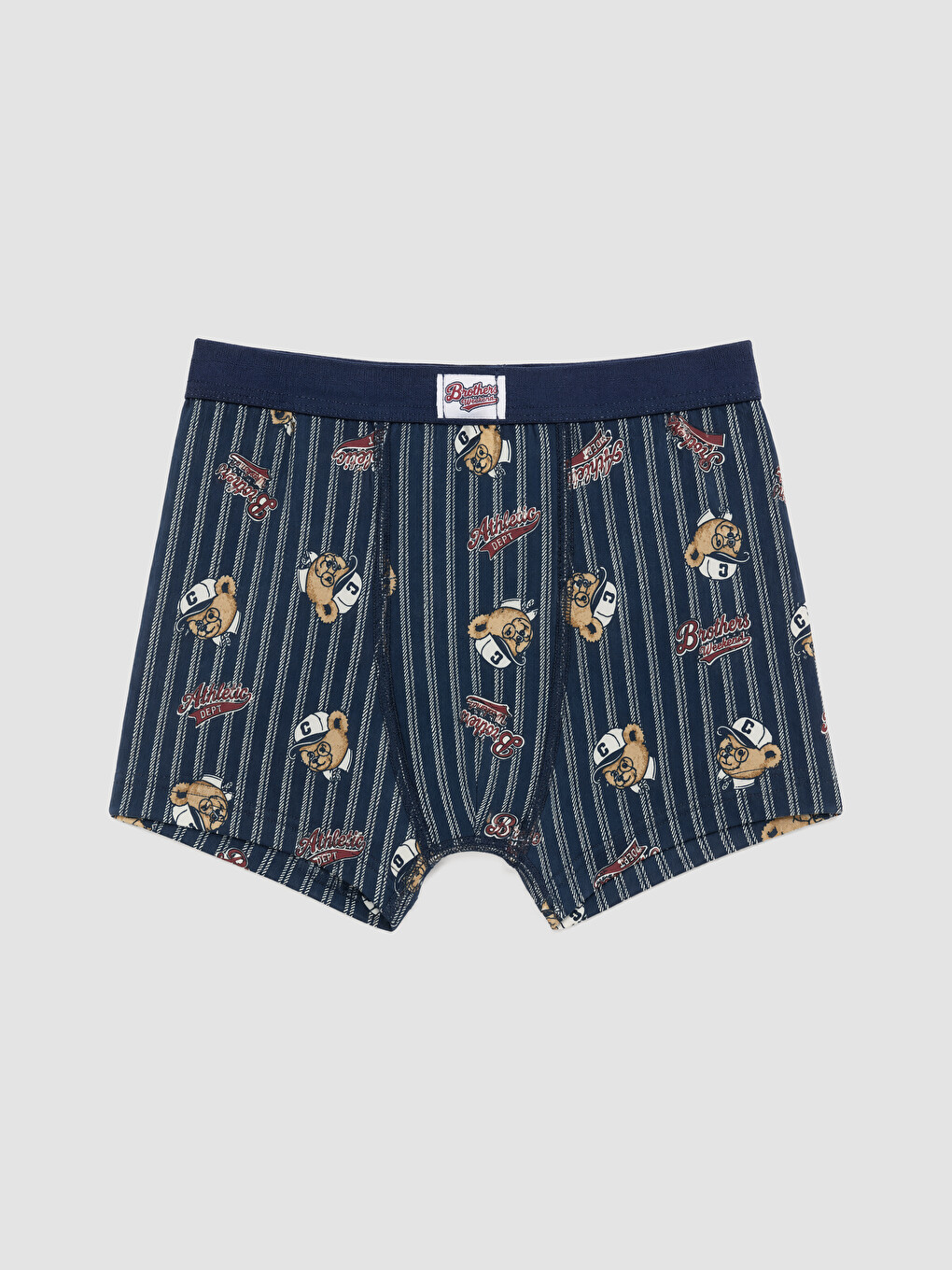 Lacivert Erkek Çocuk Boxer 3'lü-1