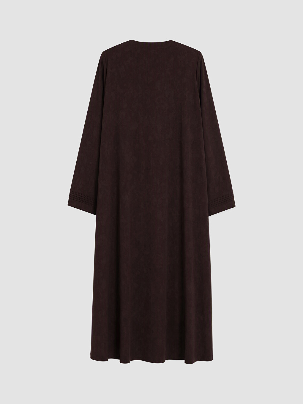 Woman Brown Abaya-3